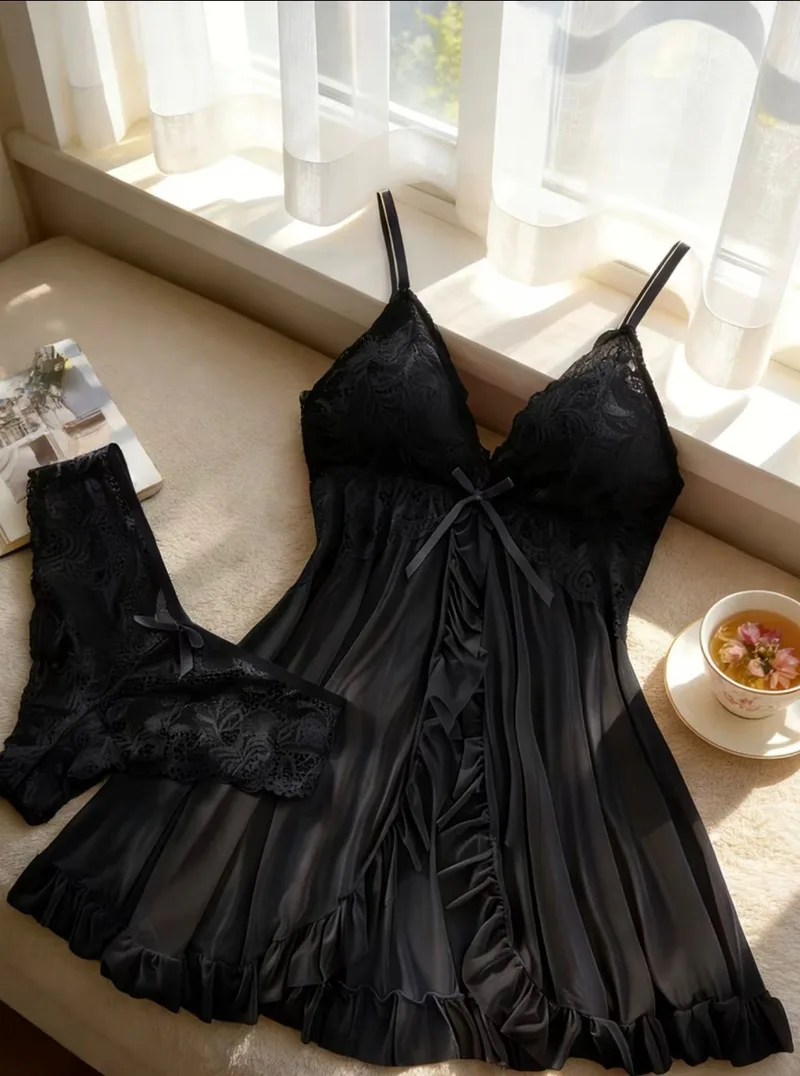 Baby doll amor por siempre negro