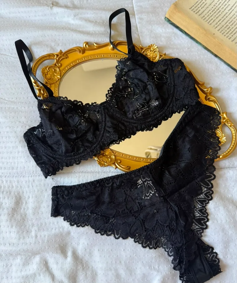 Set Corazón Negro