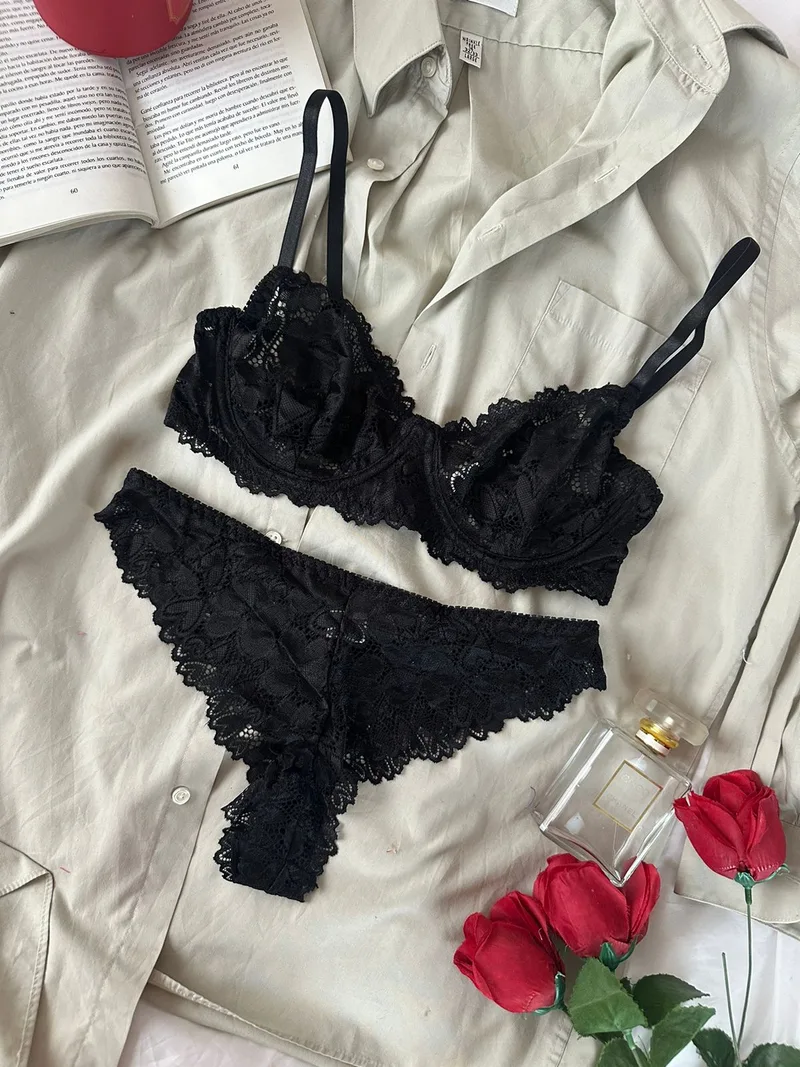 Set Corazón Negro
