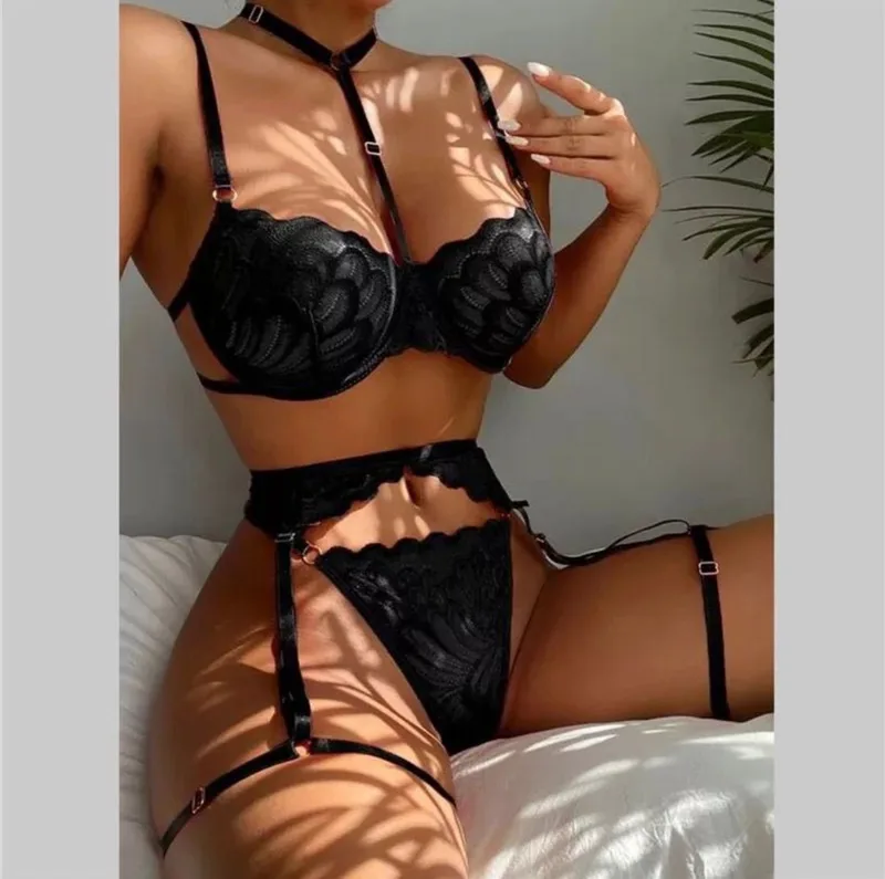 Set liguero negro