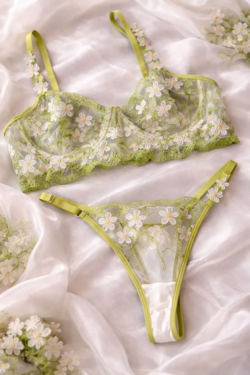 Set manzanilla verde