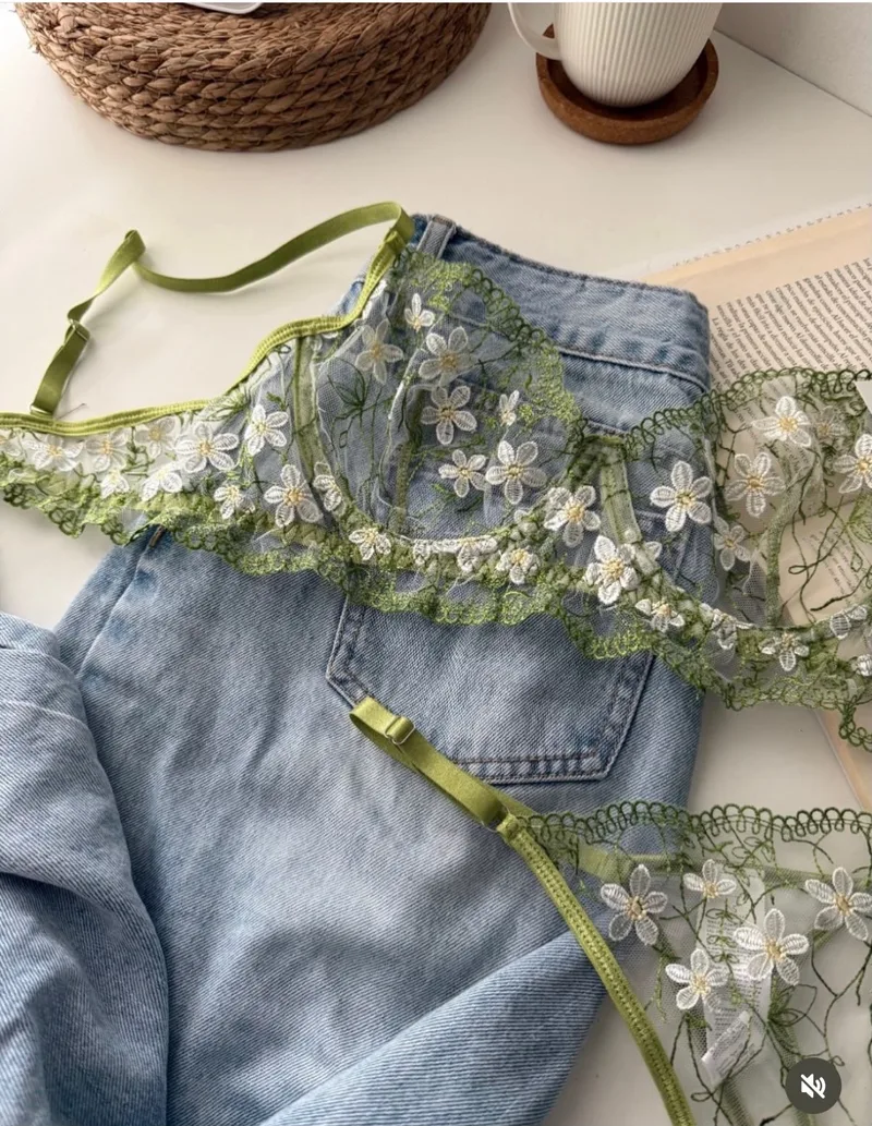 Set manzanilla verde
