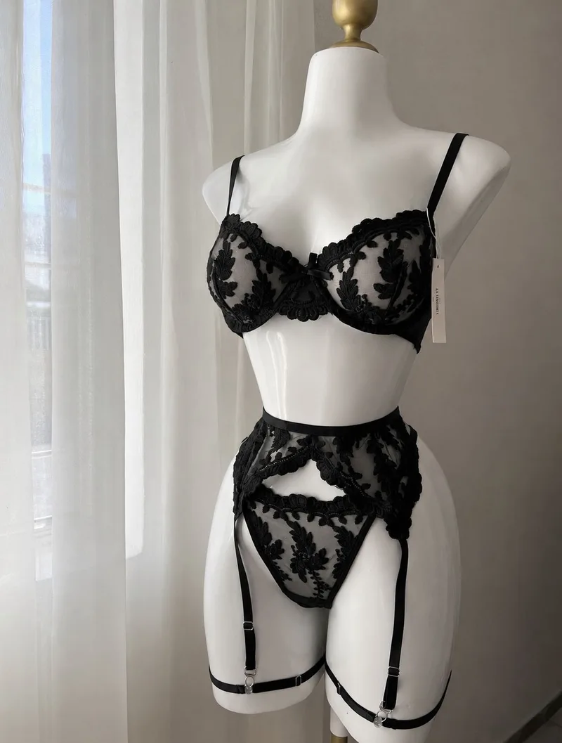 Set anastasia liguero negro